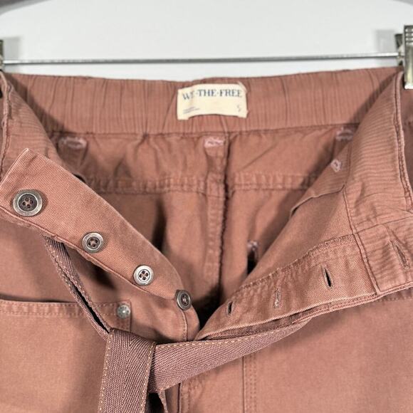 Free People We The Free Hayden Pull-On Carpenter Pant Womens S Brown - Picture 4 of 6